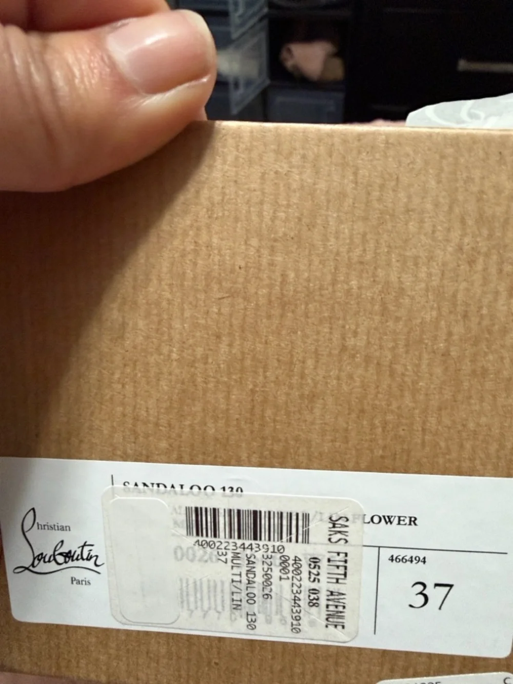 Christian Louboutin Multicolor Floral Platform Heels with Red Sole - Picture 2 of 10